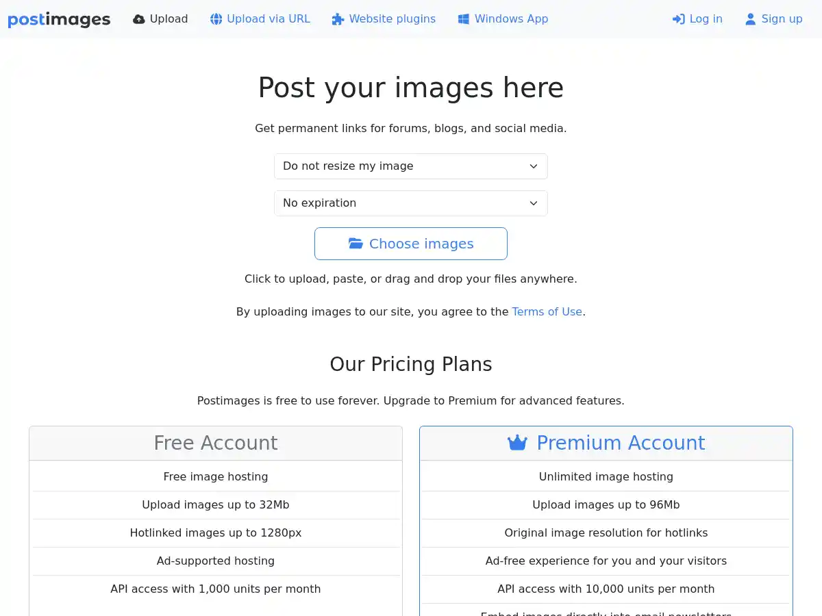 PostImages screenshot