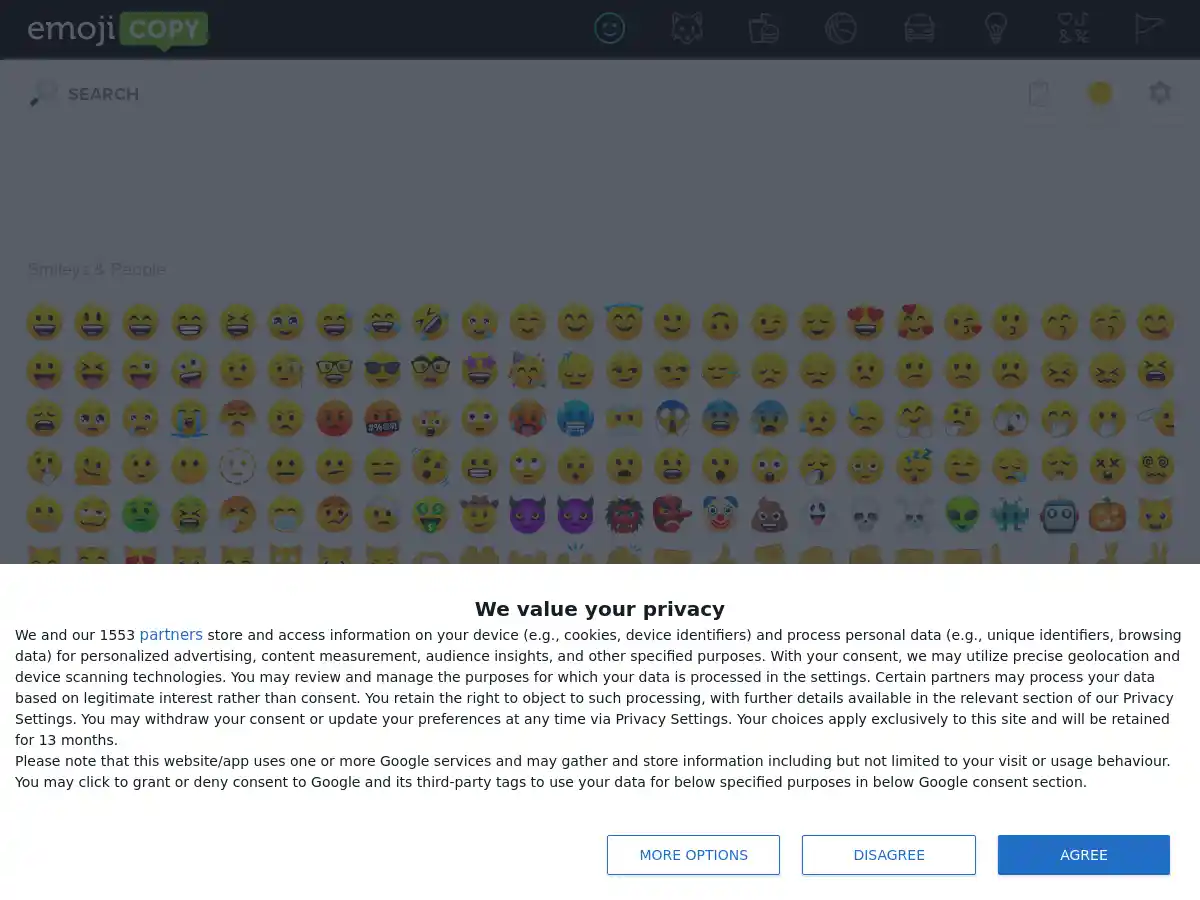 EmojiCopy screenshot