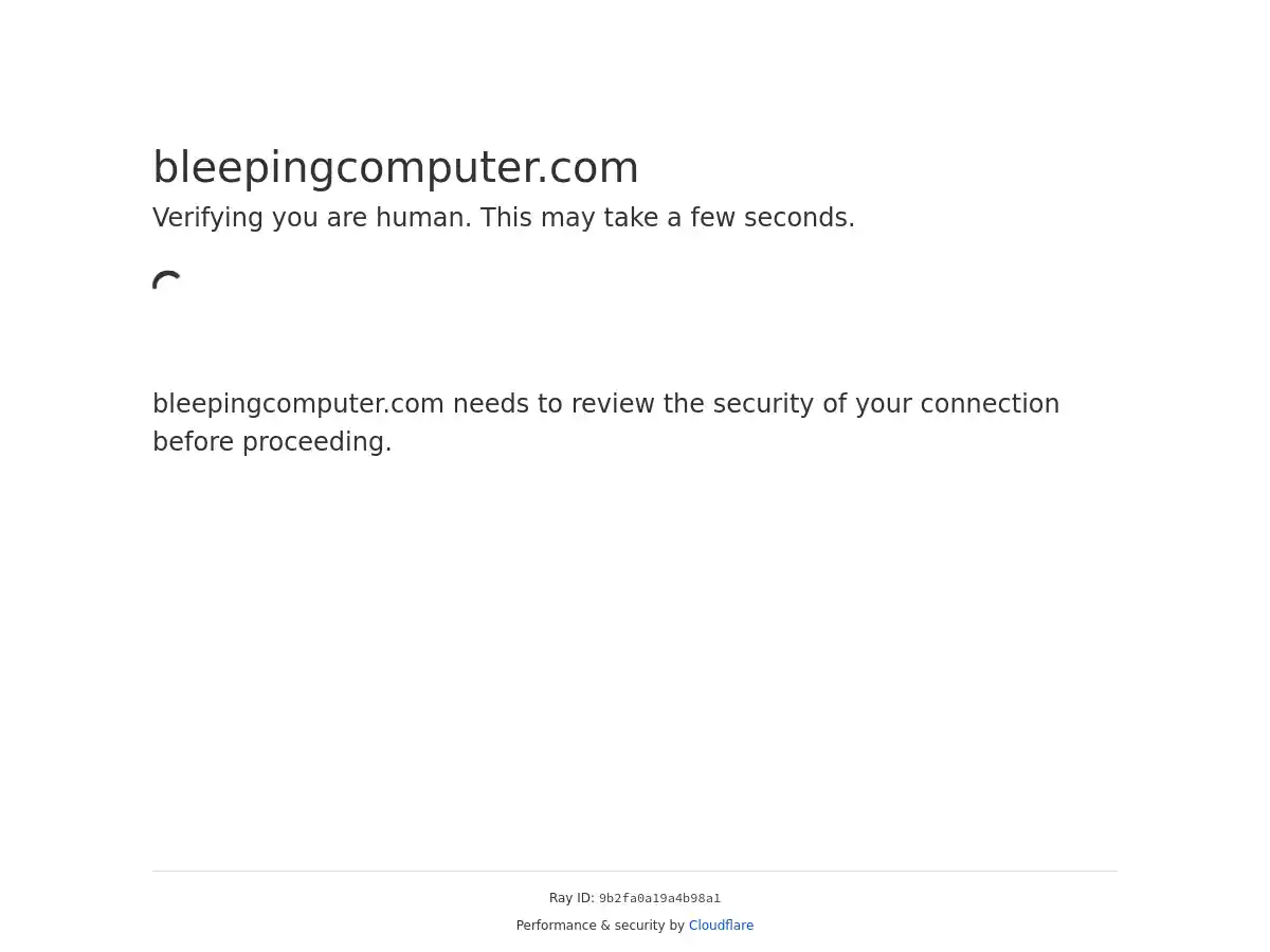 BleepingComputer screenshot
