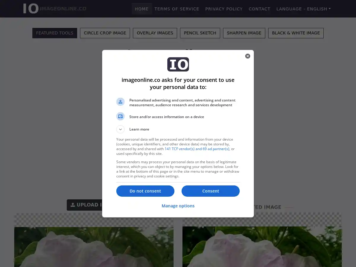 ImageOnline.co screenshot