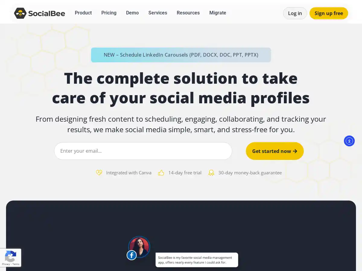 SocialBee screenshot