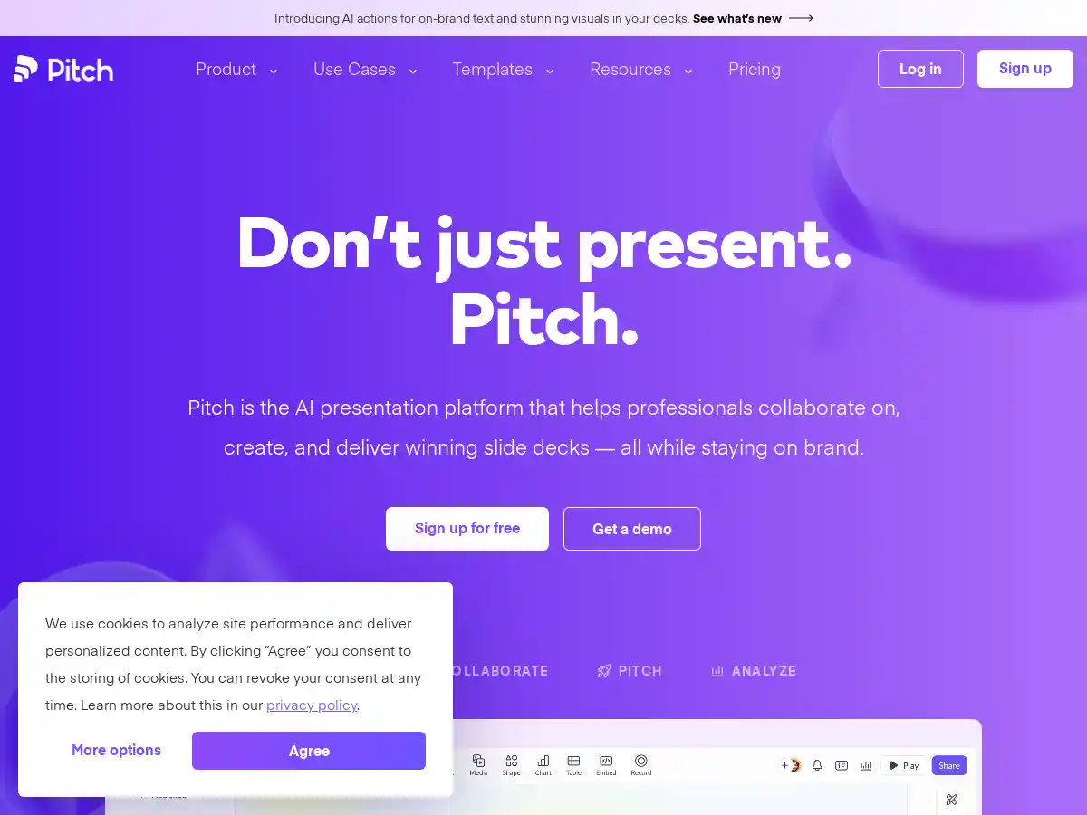 Pitch screenshot