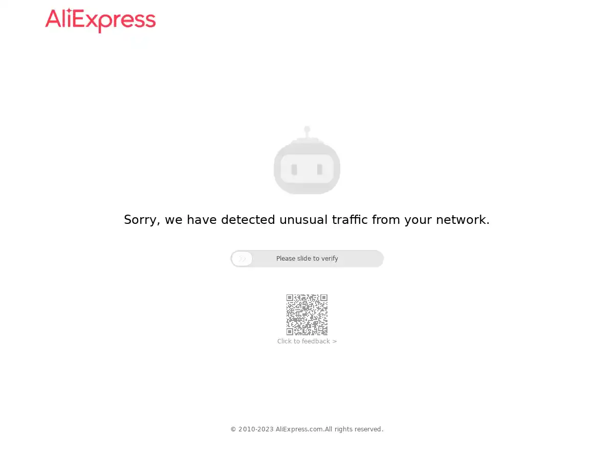 AliExpress screenshot