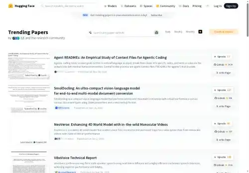 Papers With Code screenshot