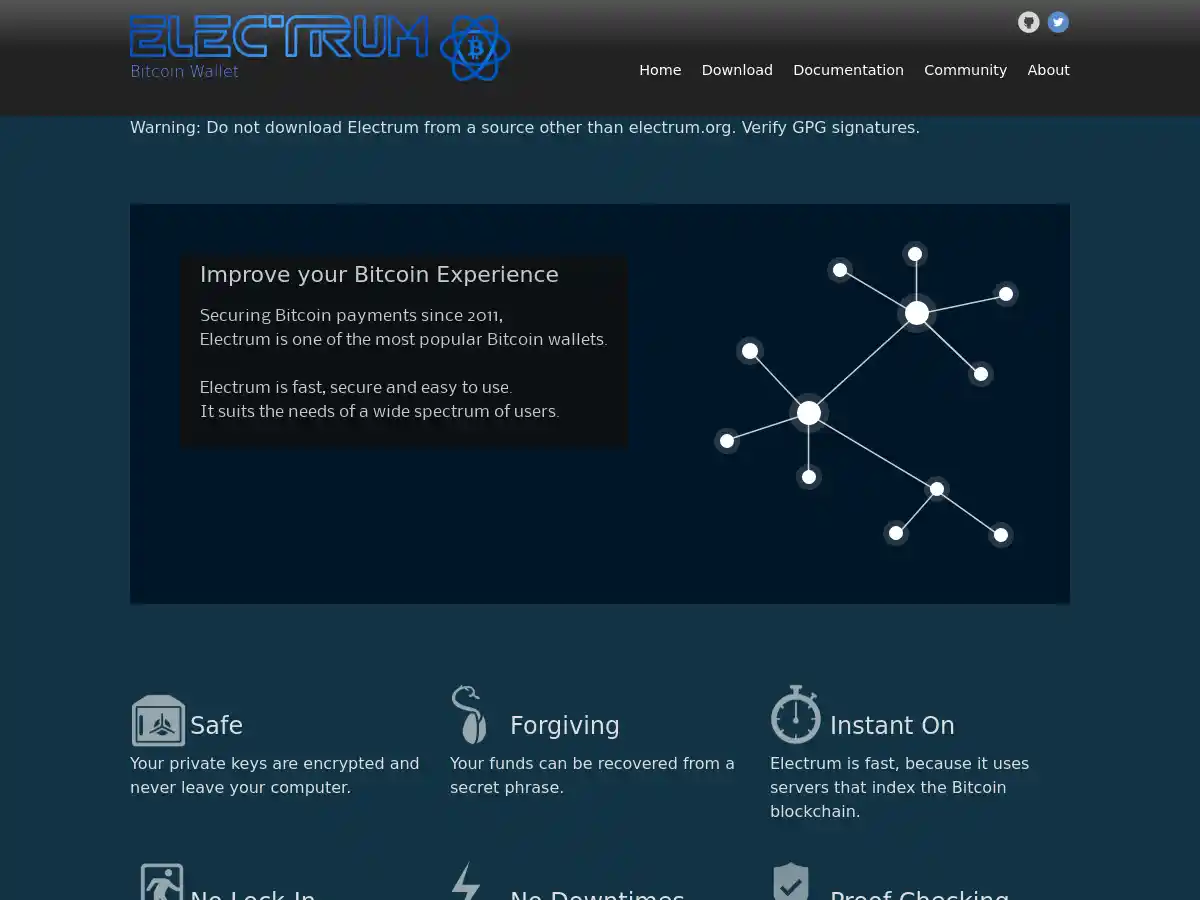 Electrum screenshot