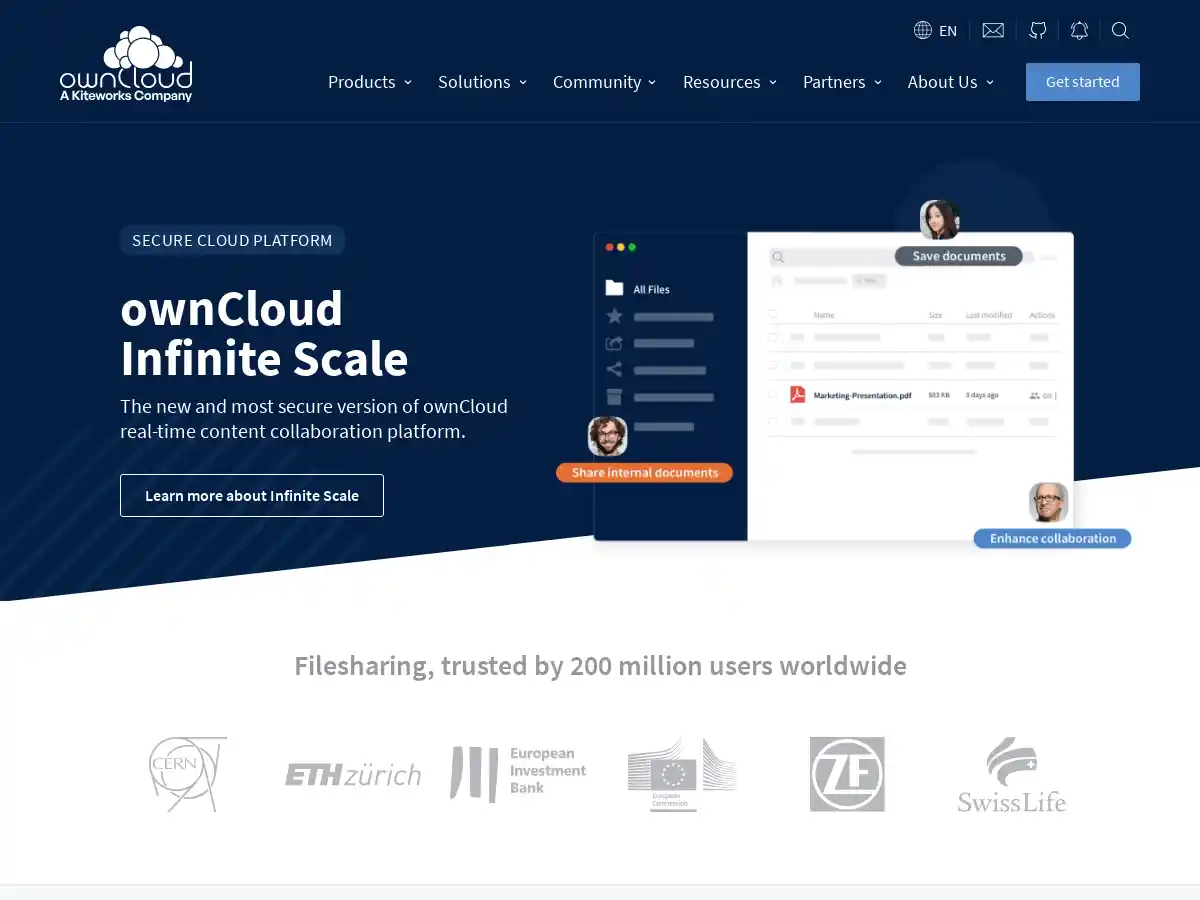 ownCloud screenshot