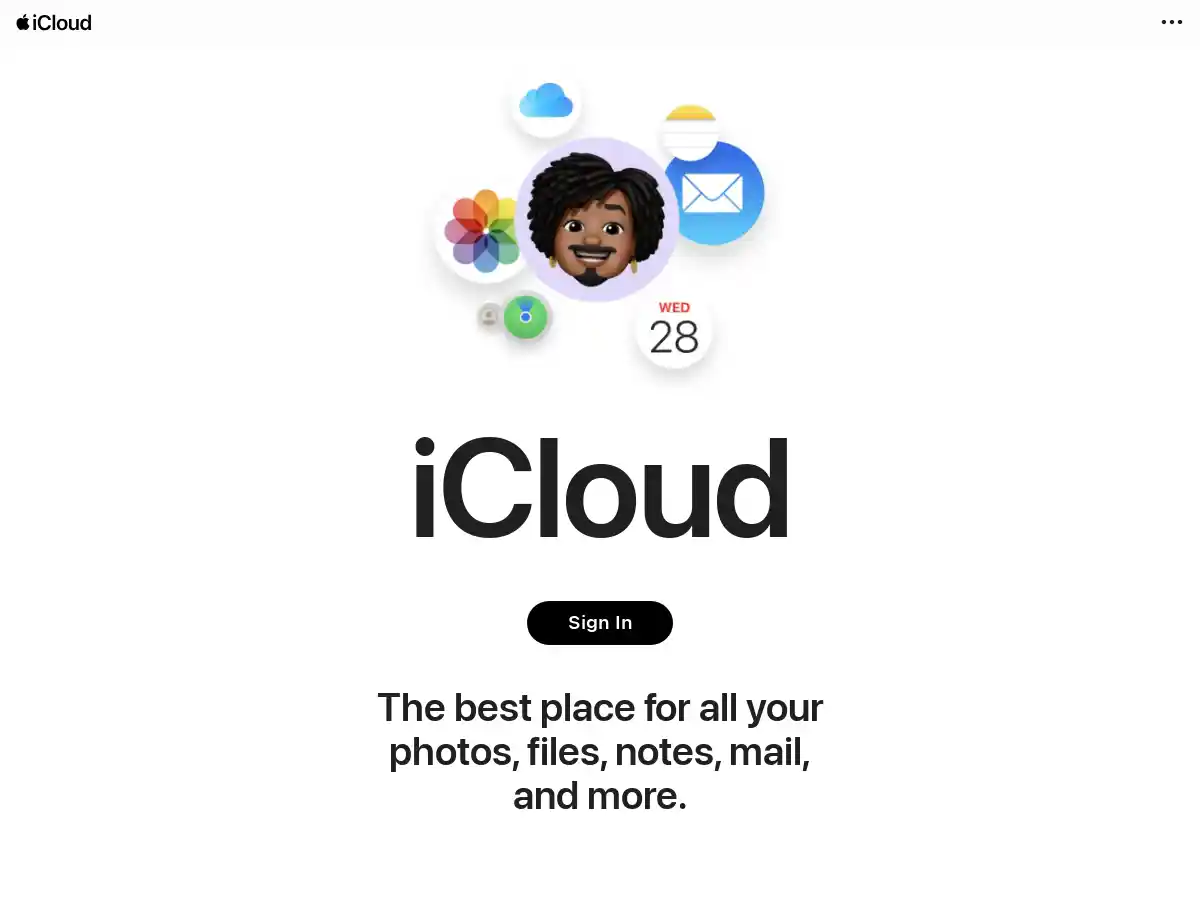 iCloud Mail screenshot