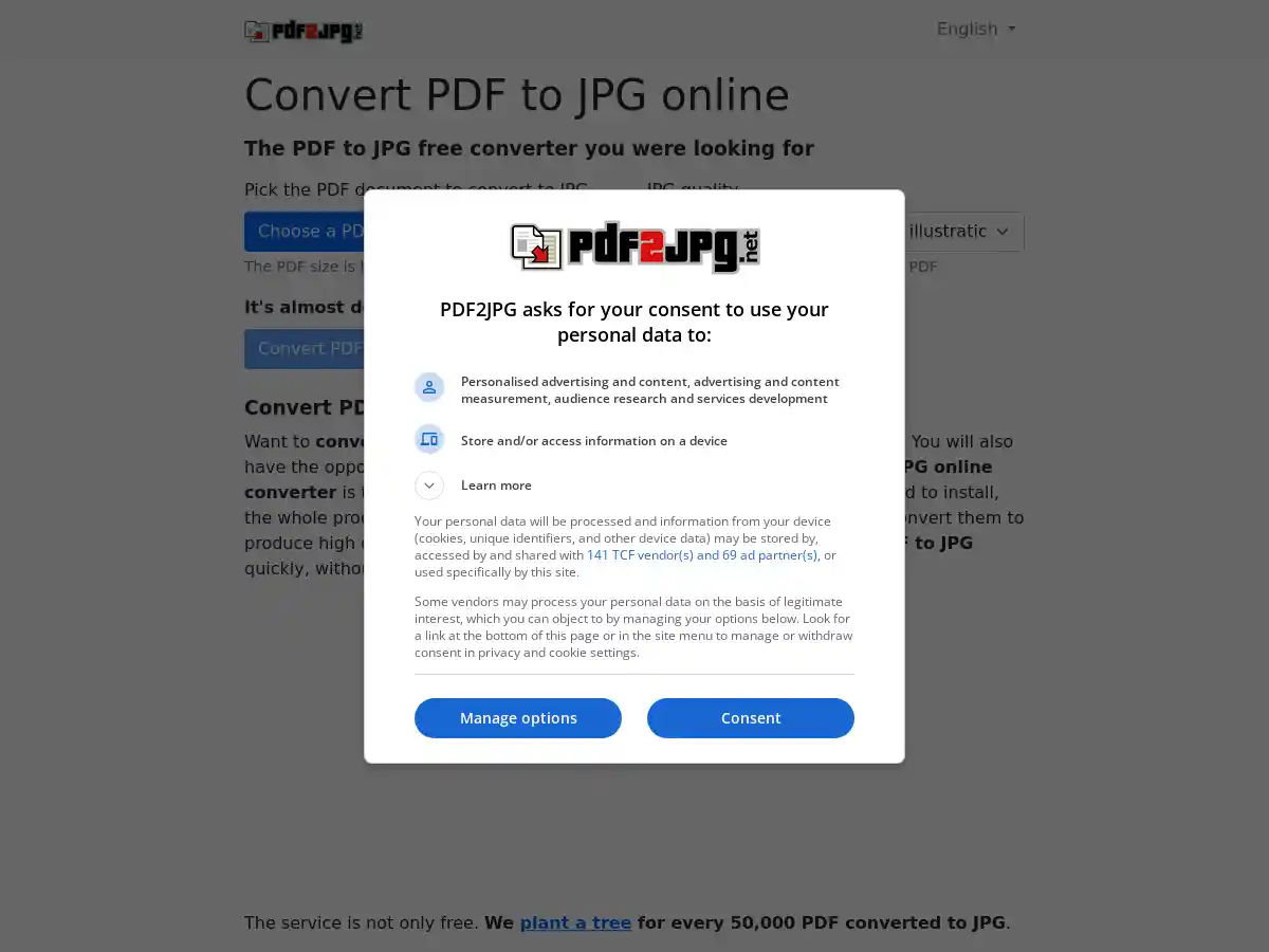 PDF2JPG screenshot