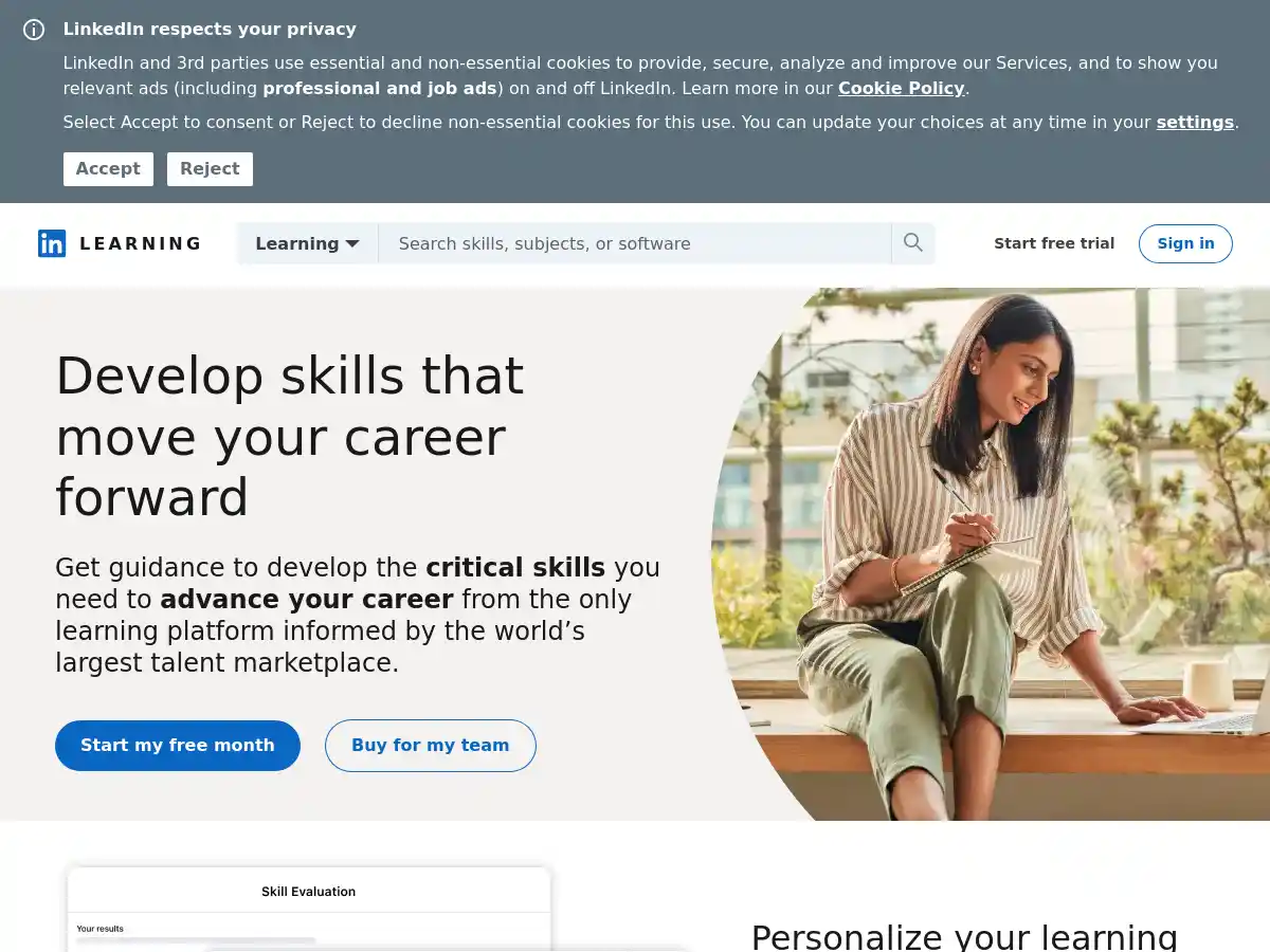 LinkedIn Learning screenshot