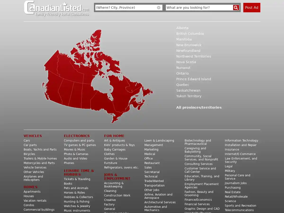 CanadianListed screenshot