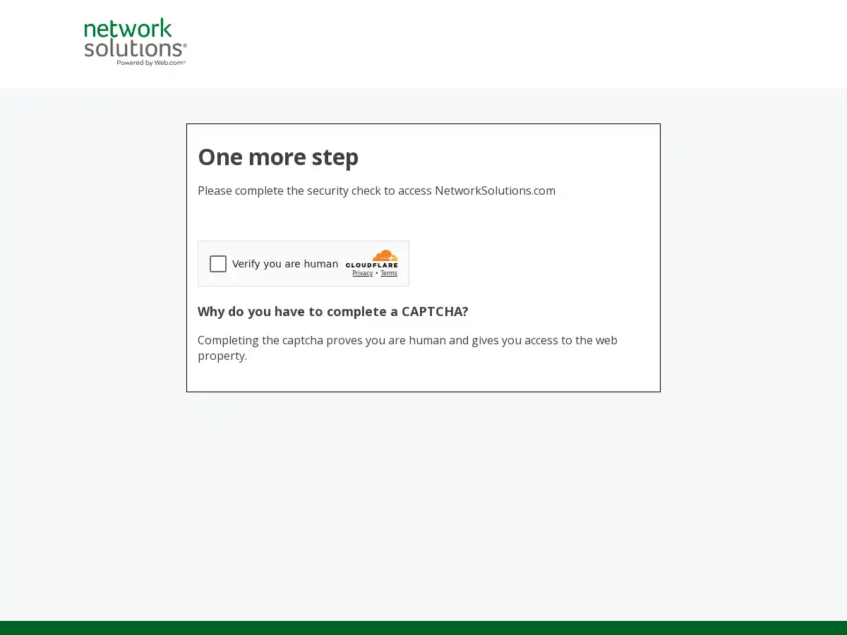 Network Solutions screenshot