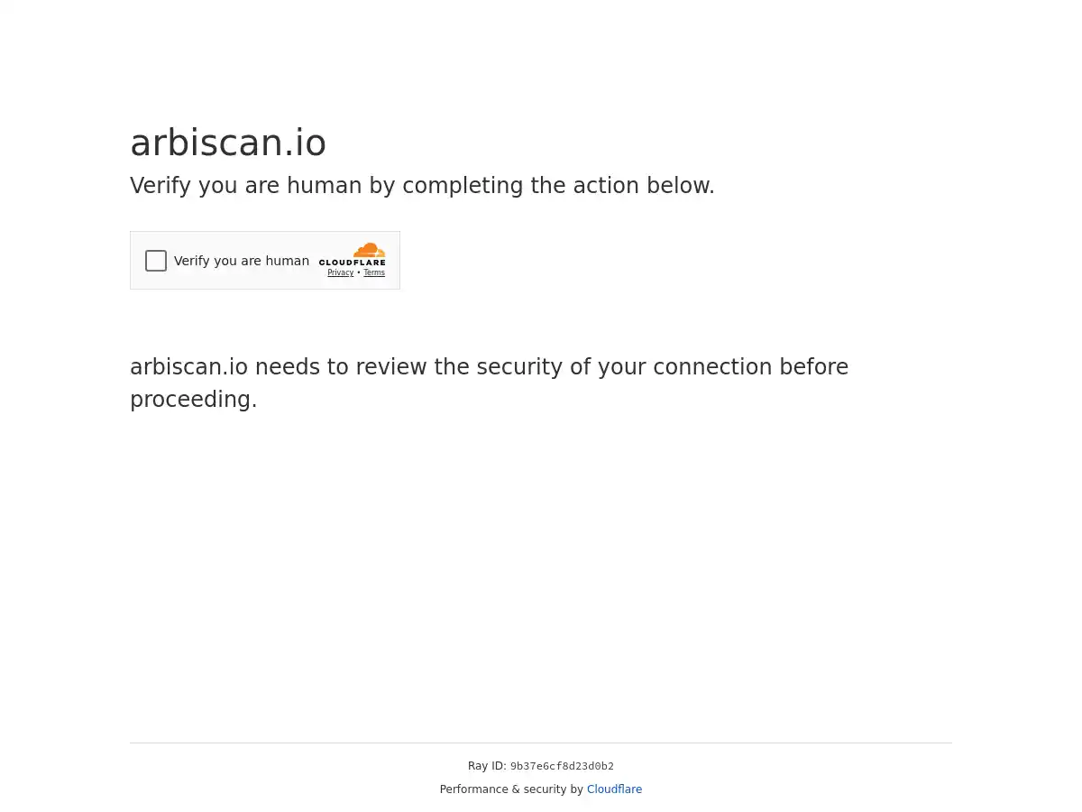 Arbiscan screenshot