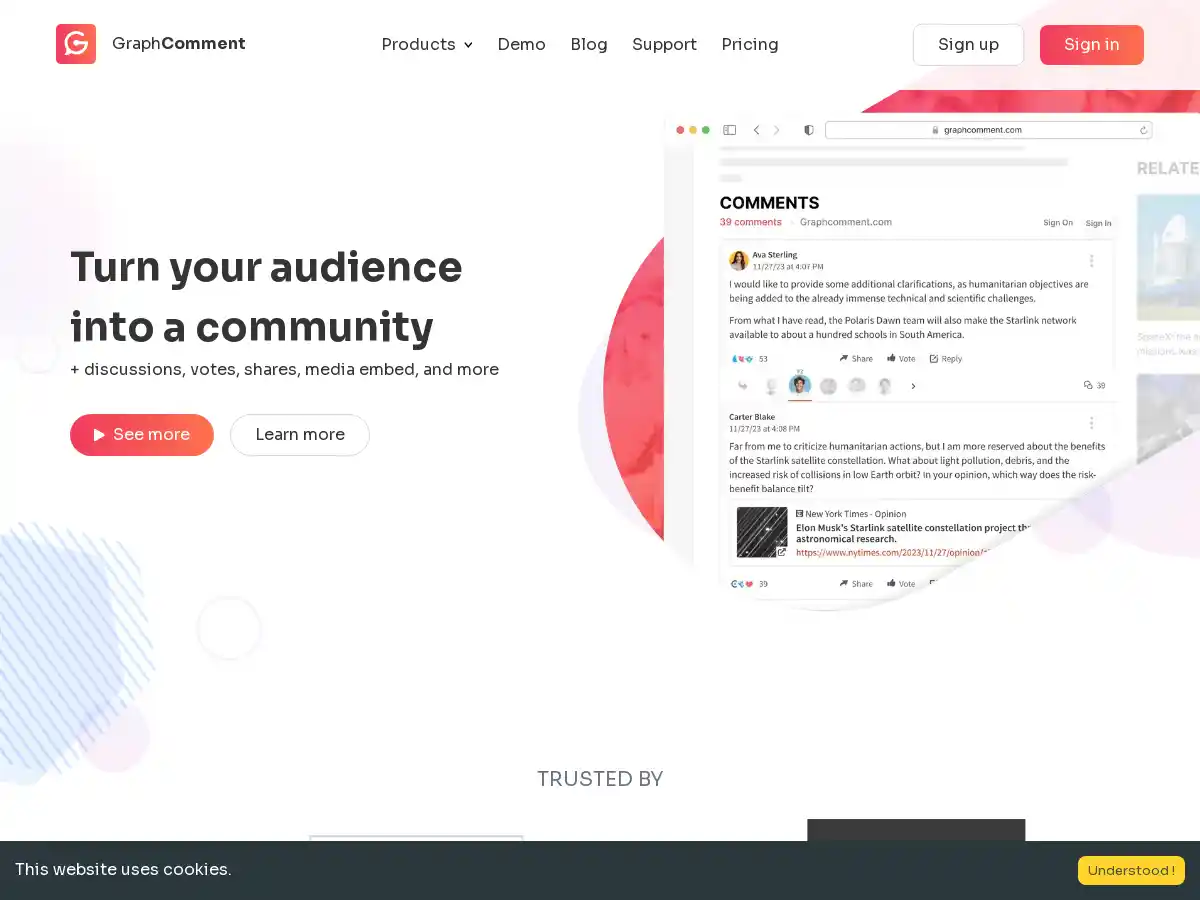 GraphComment screenshot