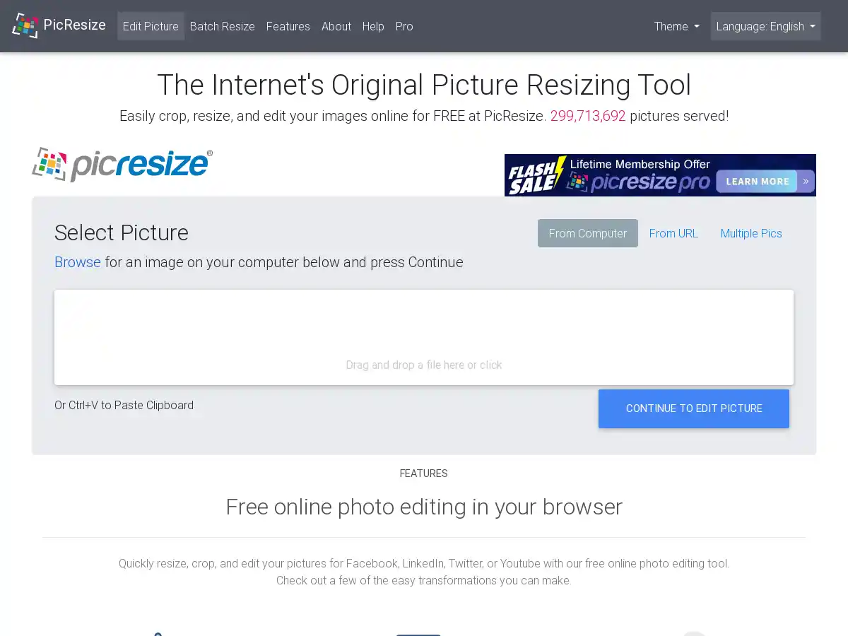 PicResize screenshot