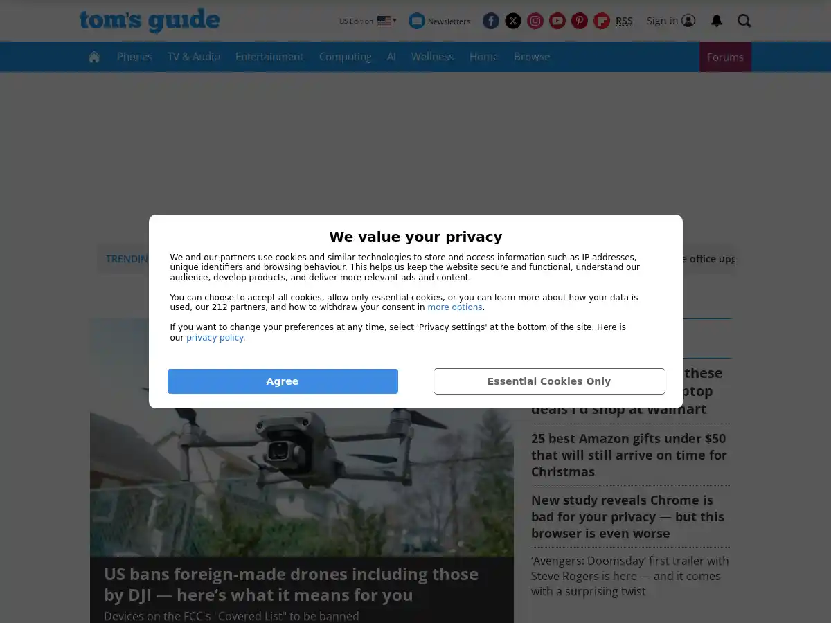 Tom's Guide screenshot