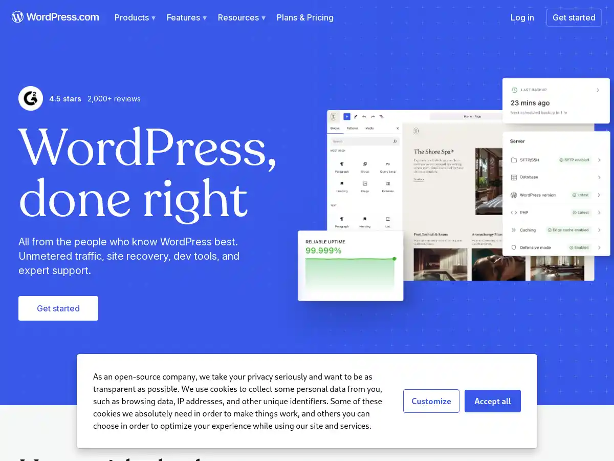 WordPress screenshot