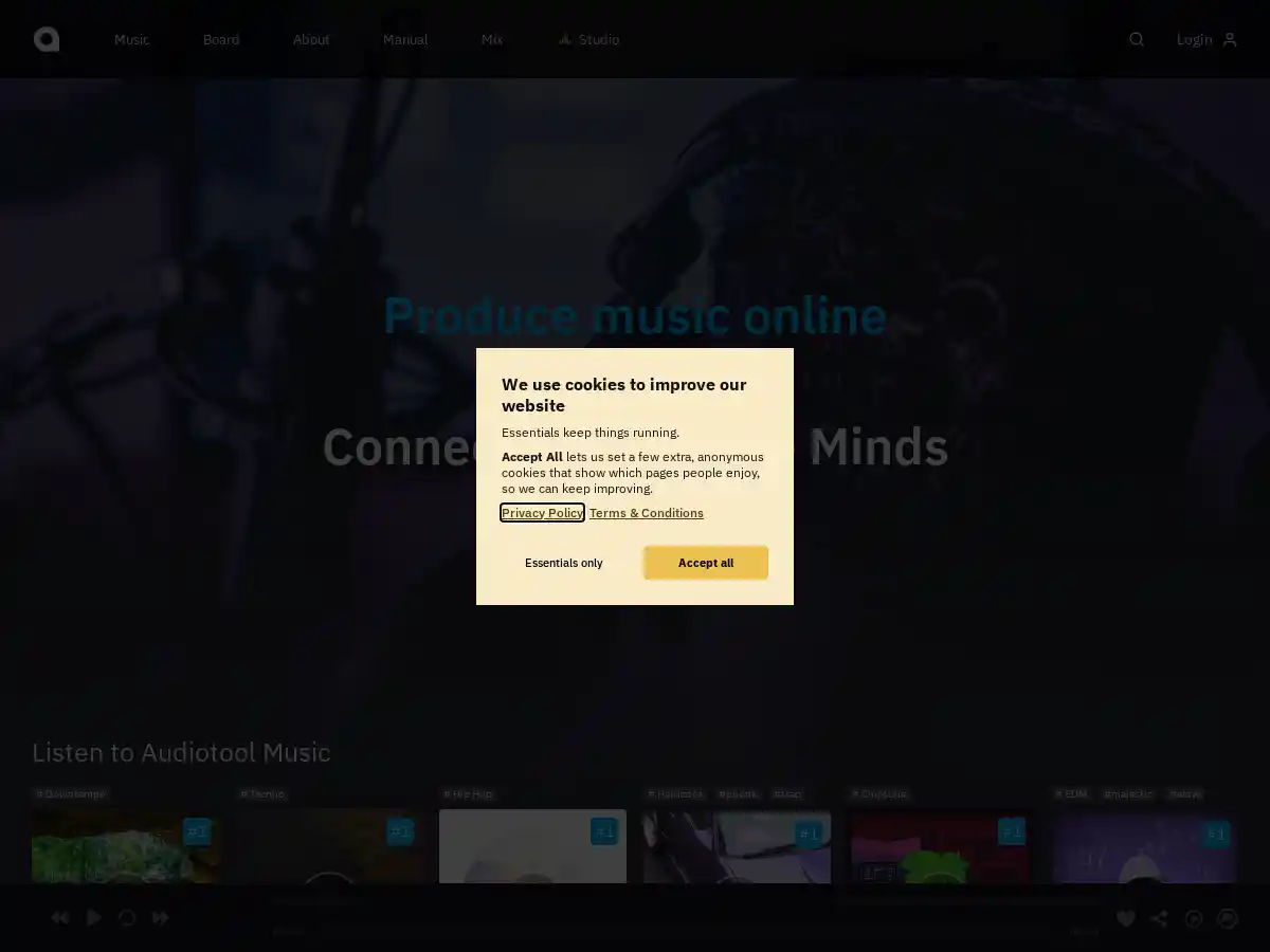 Audiotool screenshot