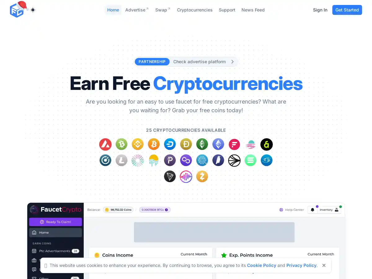 Faucet Crypto screenshot