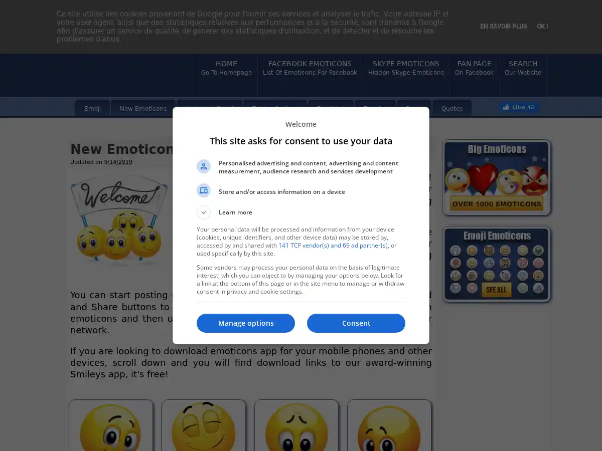 Symbols & Emoticons screenshot