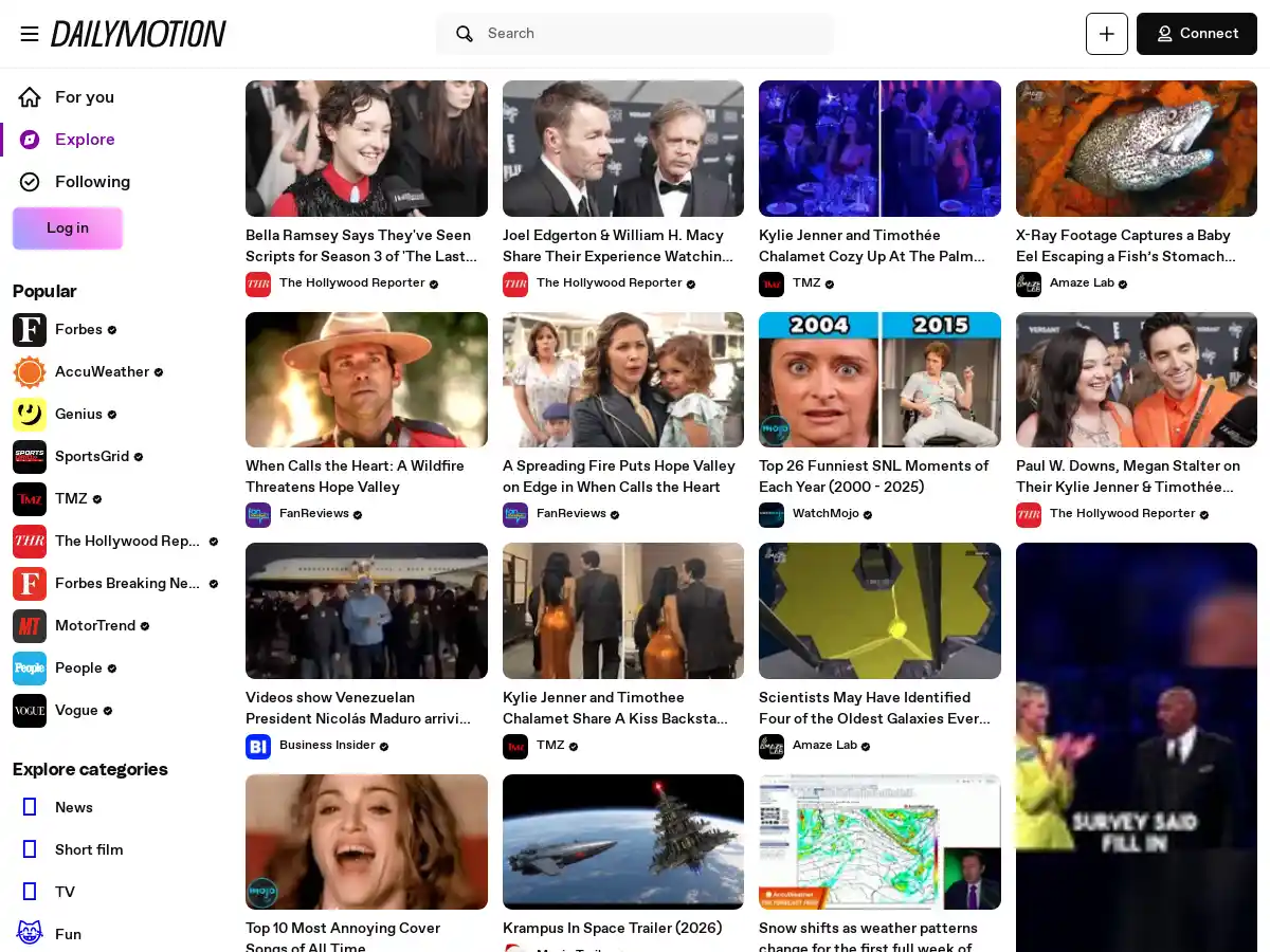 Dailymotion screenshot