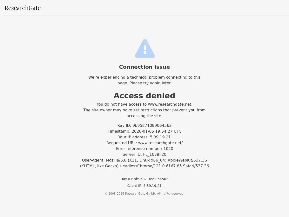 ResearchGate screenshot
