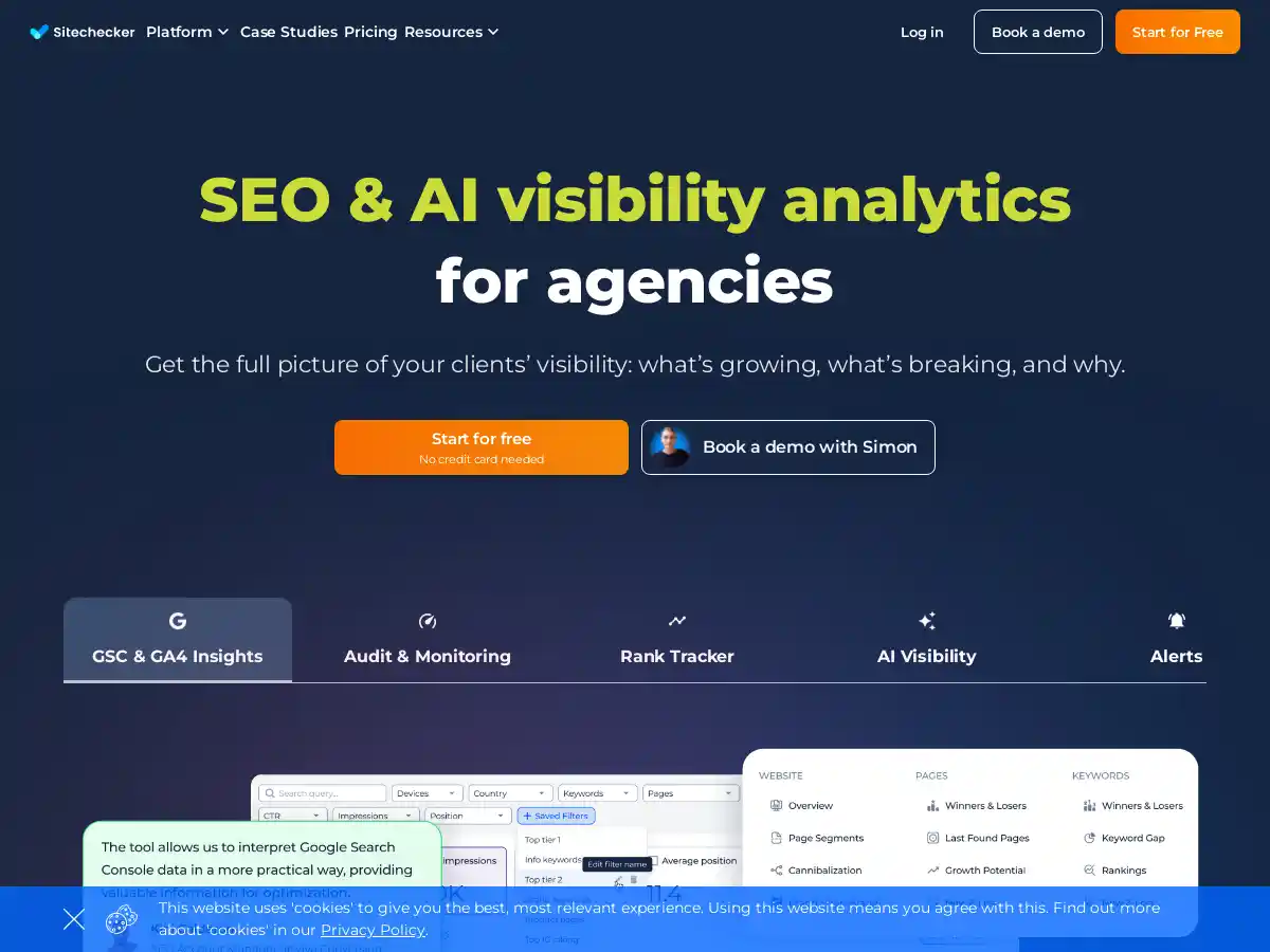 Sitechecker screenshot