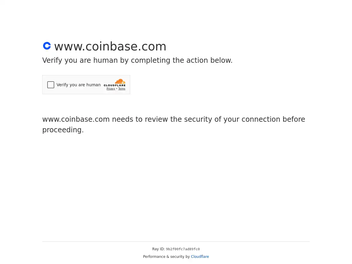 Coinbase screenshot