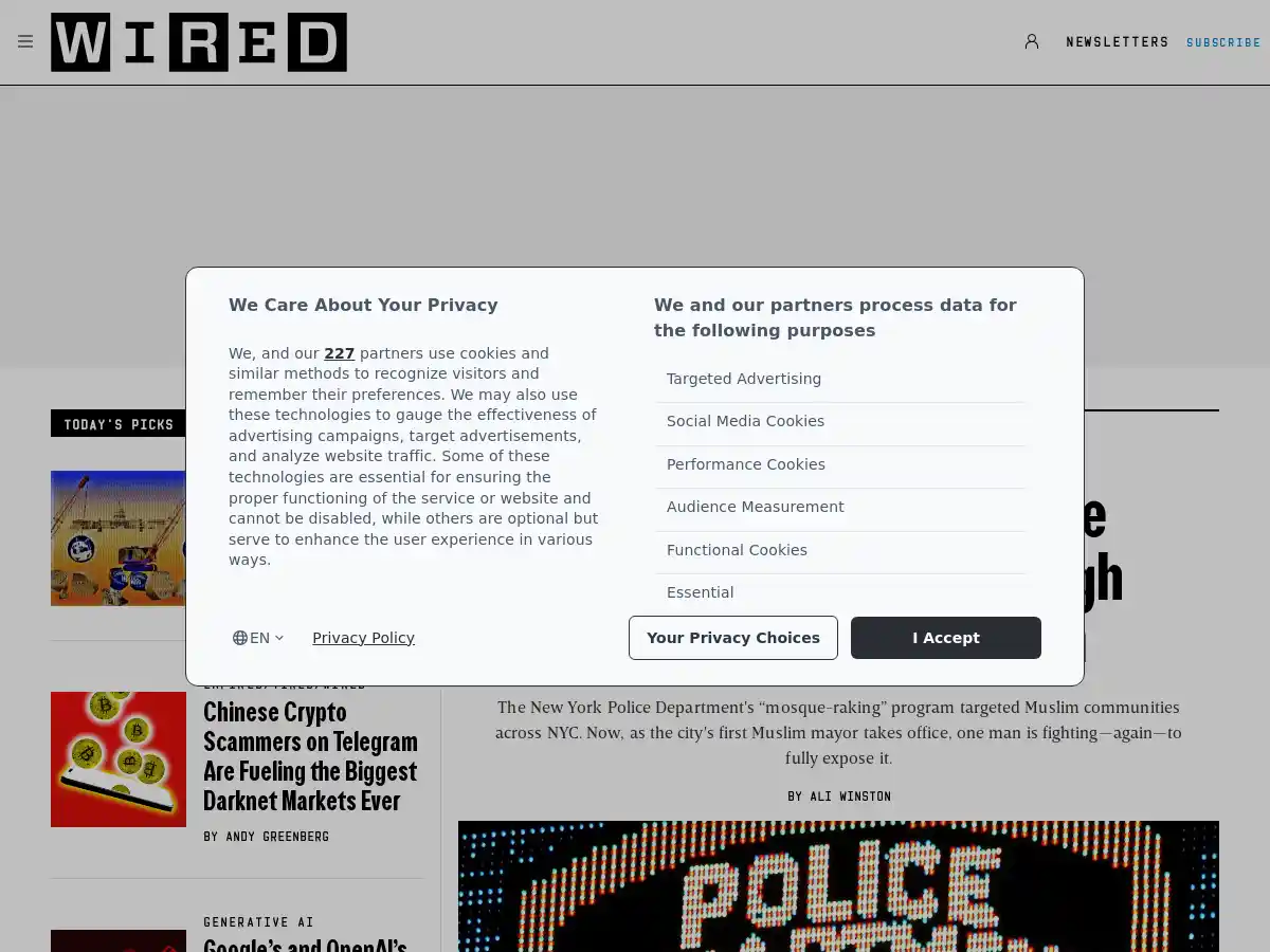Wired screenshot