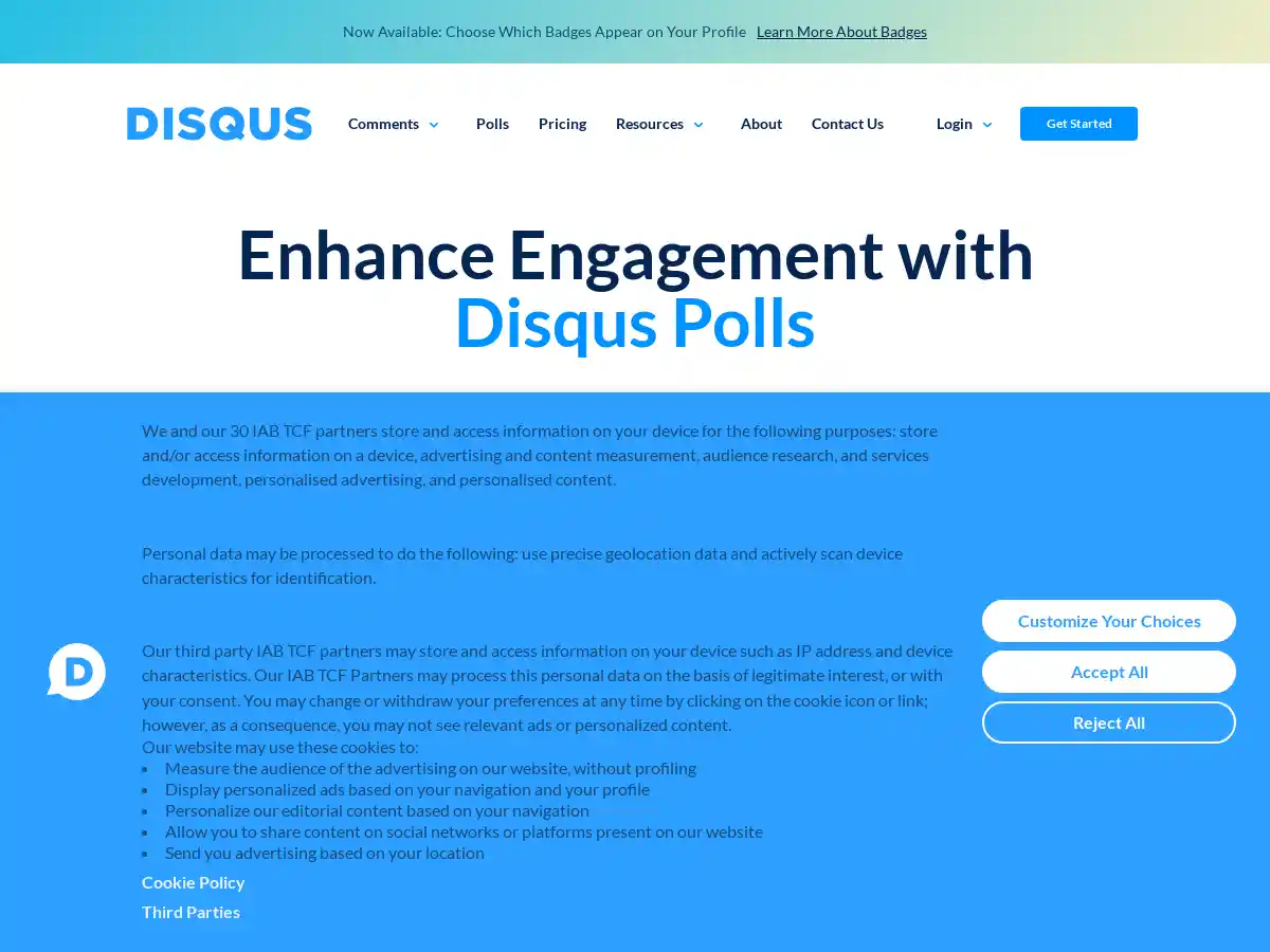 Disqus screenshot