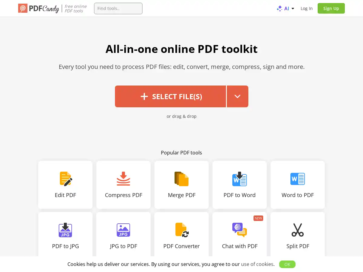 PDF Candy screenshot