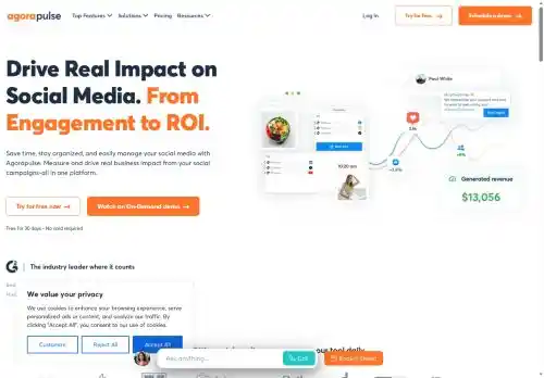 Agorapulse screenshot
