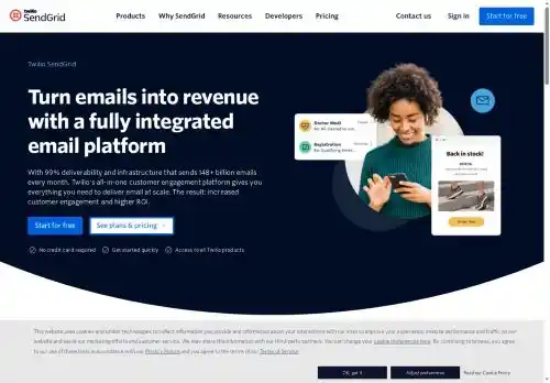 Twilio SendGrid screenshot