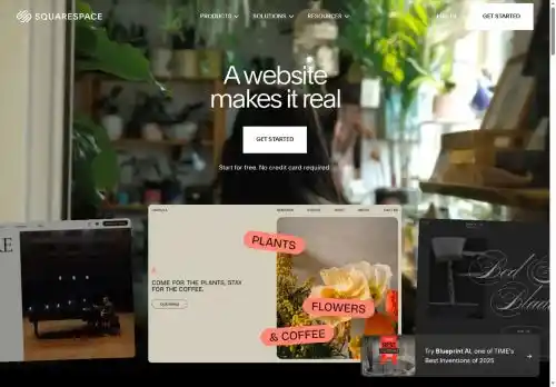 Squarespace screenshot