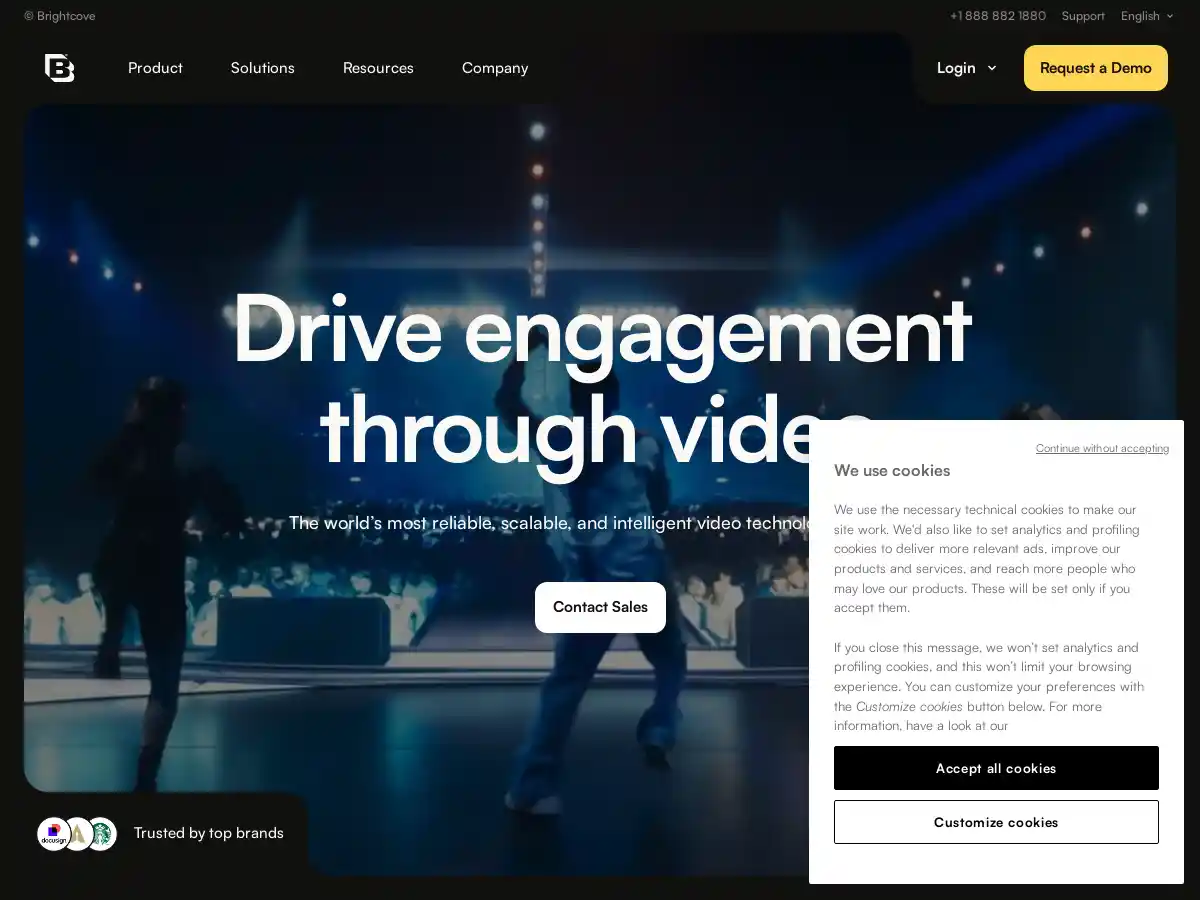 Brightcove screenshot