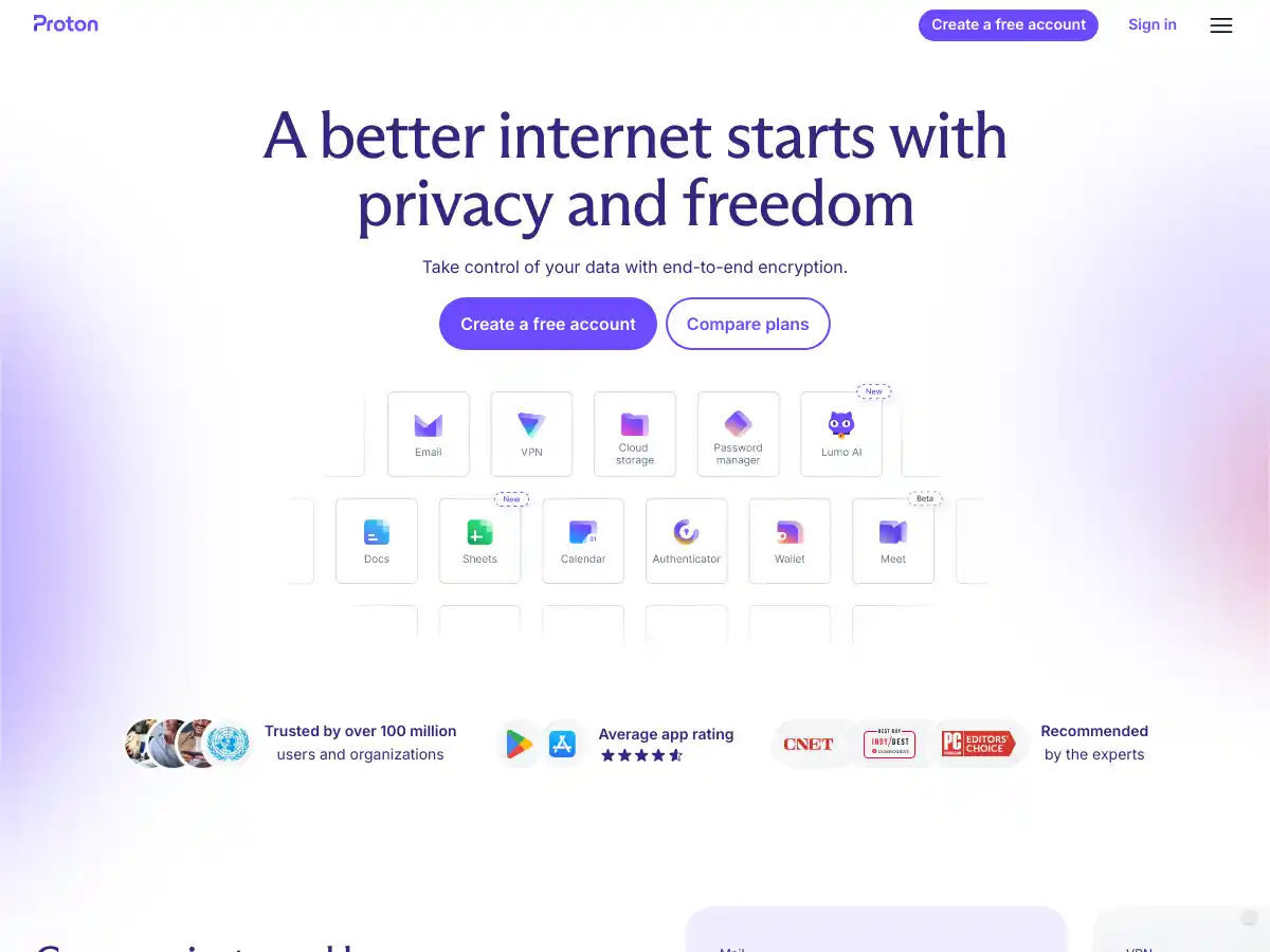 Proton Mail screenshot
