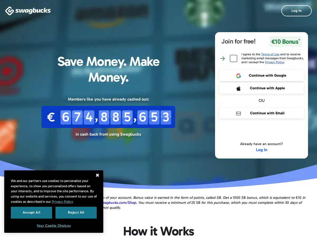 Swagbucks screenshot