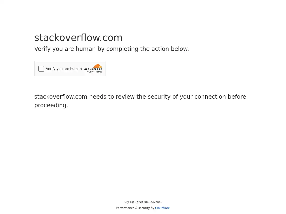 Stack Overflow screenshot
