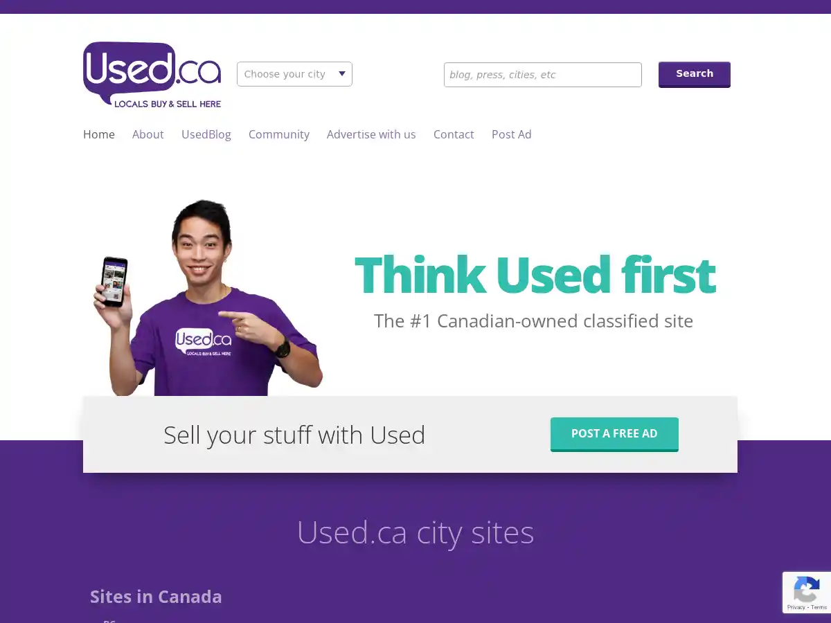 Used.ca screenshot