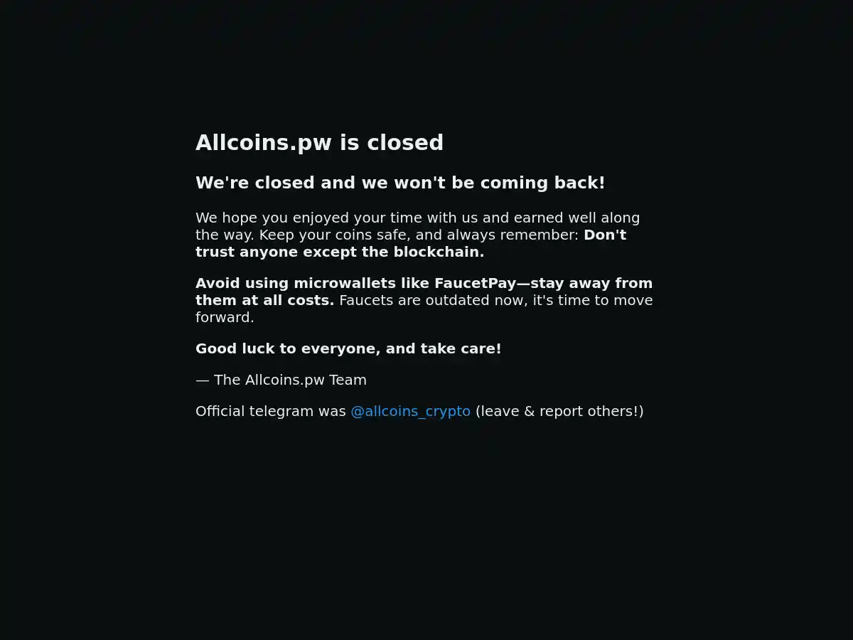 Allcoins screenshot
