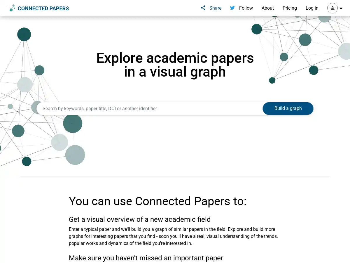 Connected Papers screenshot