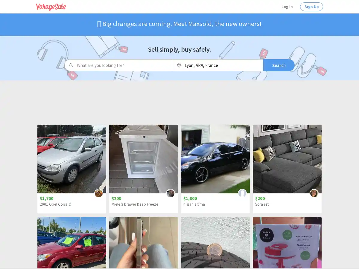 VarageSale screenshot