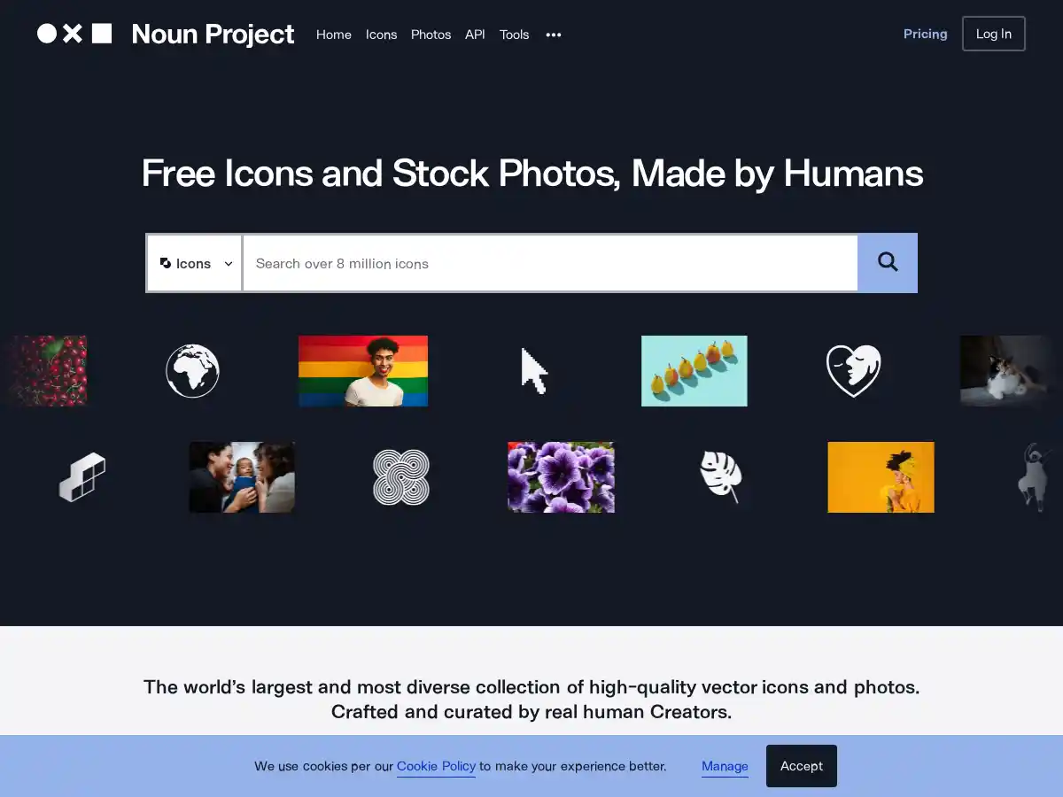 Noun Project screenshot