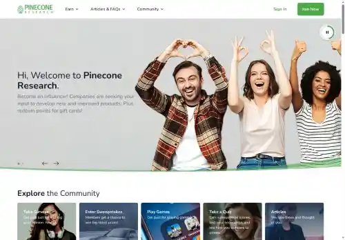 Pinecone Research screenshot